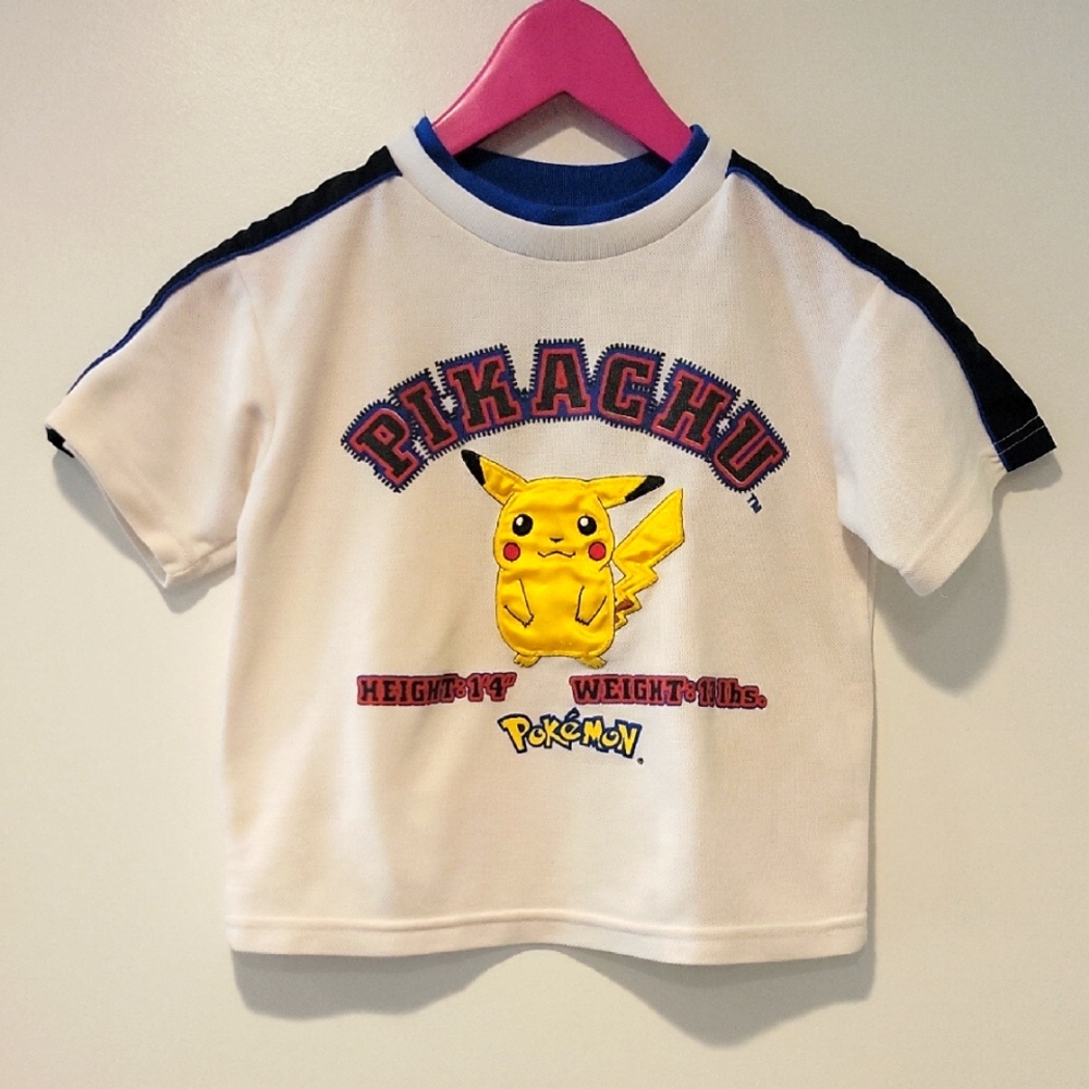 Kids Pokemon Tshirt, 65% Polyester, 35% Cotton.